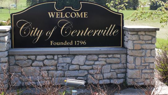 City of Centerville SIgn