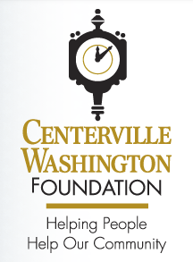 CWF Logo of Clock Downtown Centerville